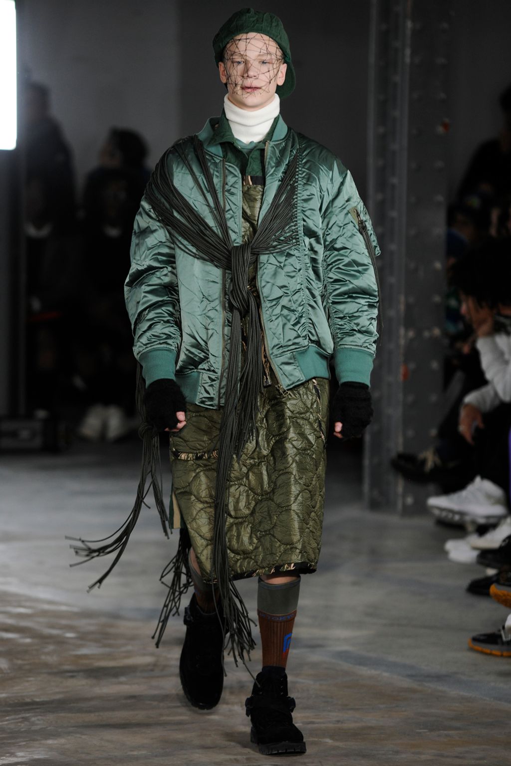 Fashion Week Paris Fall/Winter 2018 look 7 from the Facetasm collection menswear