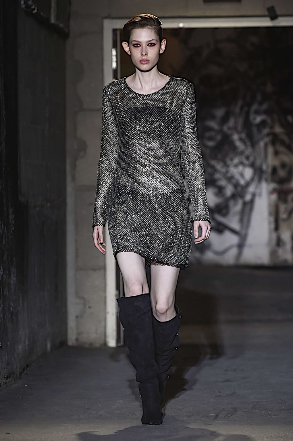Fashion Week Paris Fall/Winter 2019 look 7 from the Faith Connexion collection womenswear