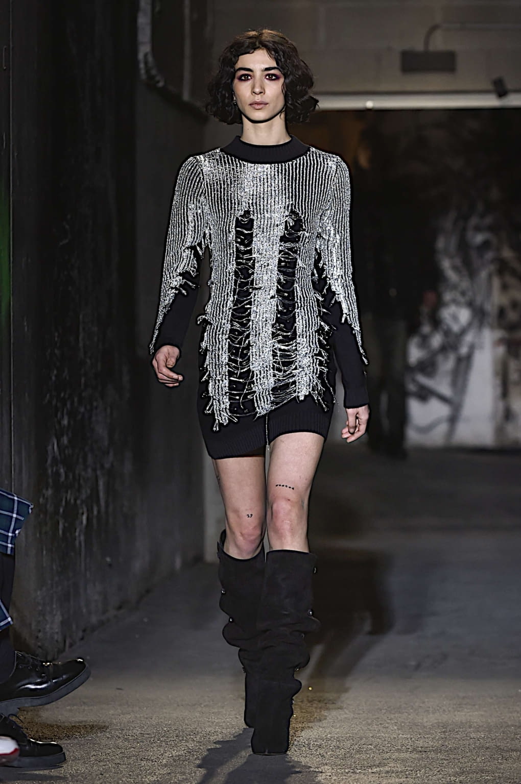 Fashion Week Paris Fall/Winter 2019 look 12 from the Faith Connexion collection womenswear