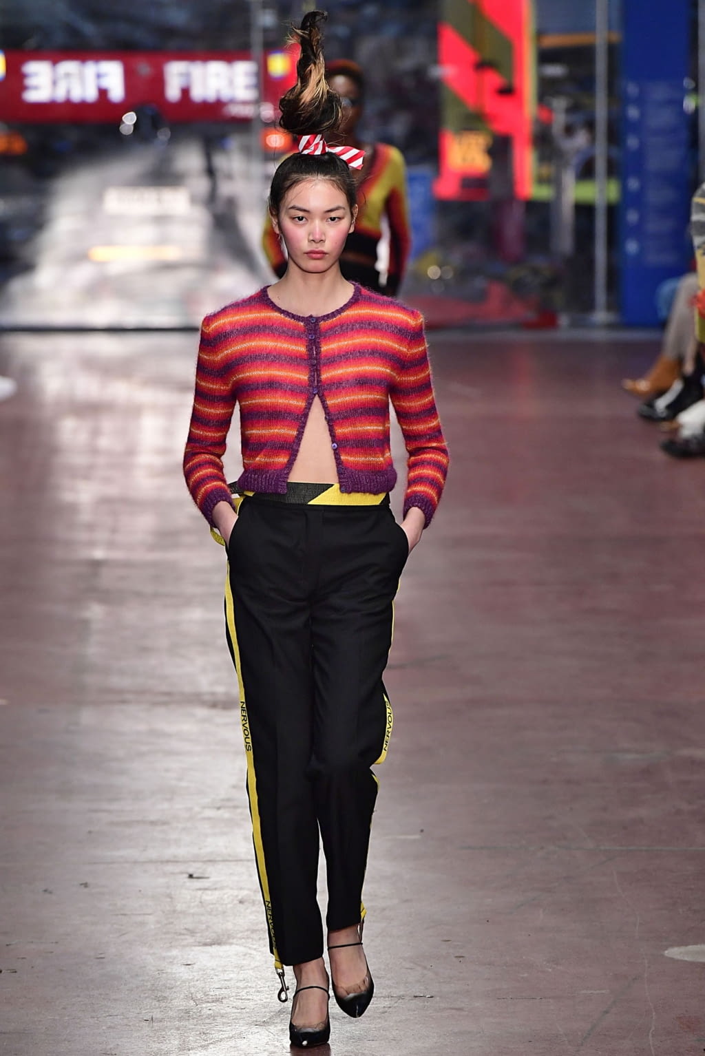 Fashion Week London Fall/Winter 2019 look 4 from the Fashion East collection 女装
