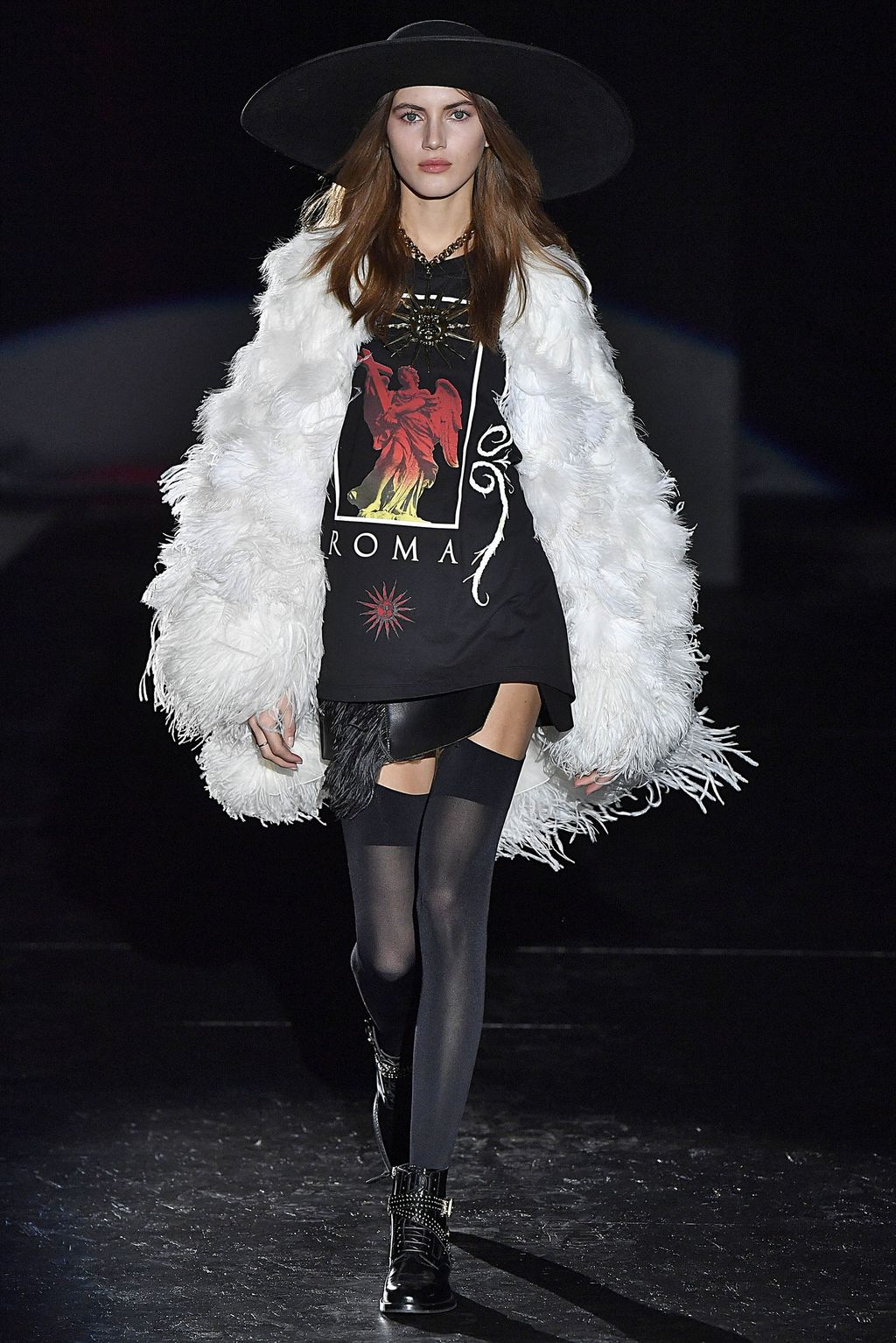 Fashion Week Milan Fall/Winter 2017 look 42 from the Fausto Puglisi collection womenswear