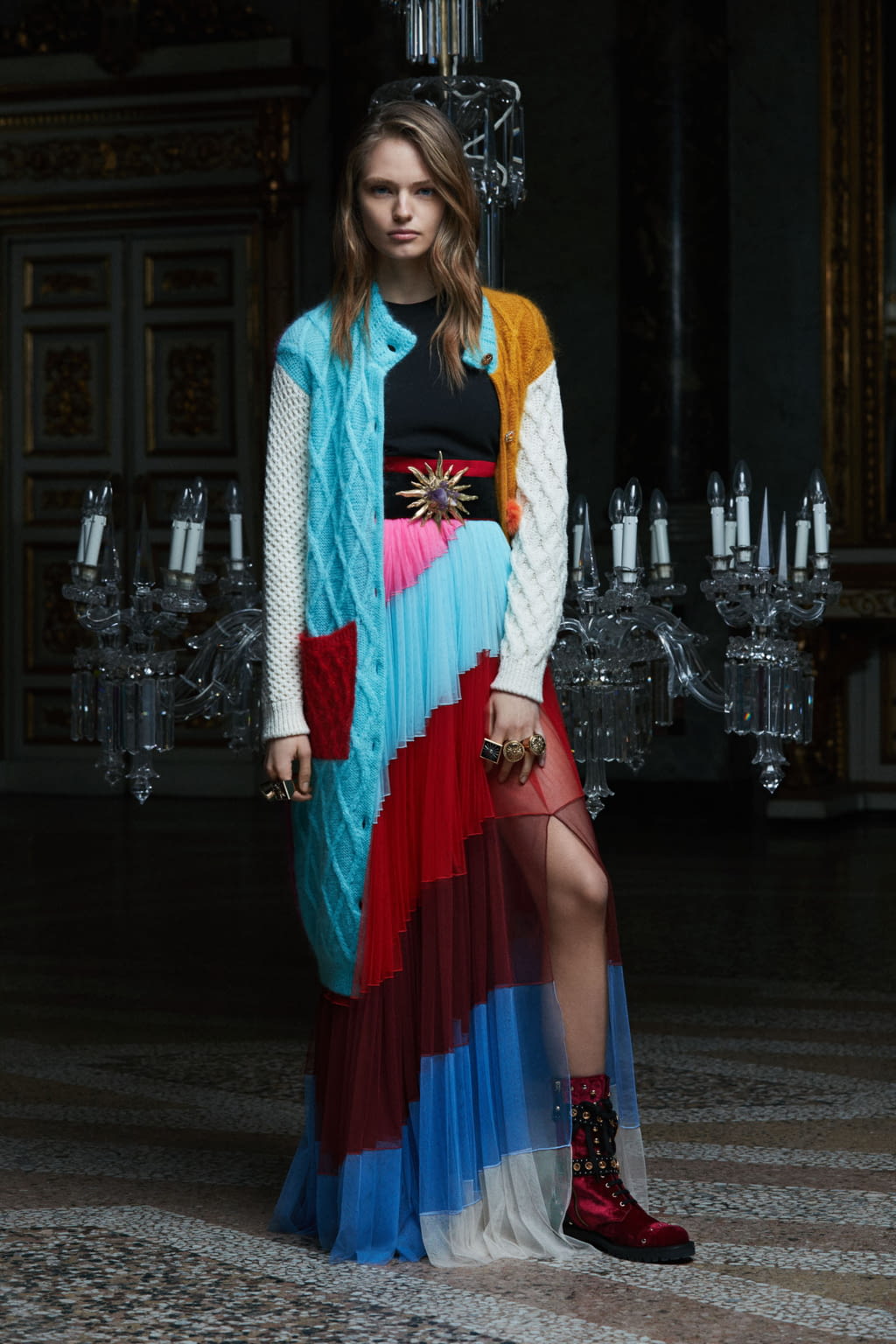 Fashion Week Milan Pre-Fall 2017 look 27 from the Fausto Puglisi collection womenswear