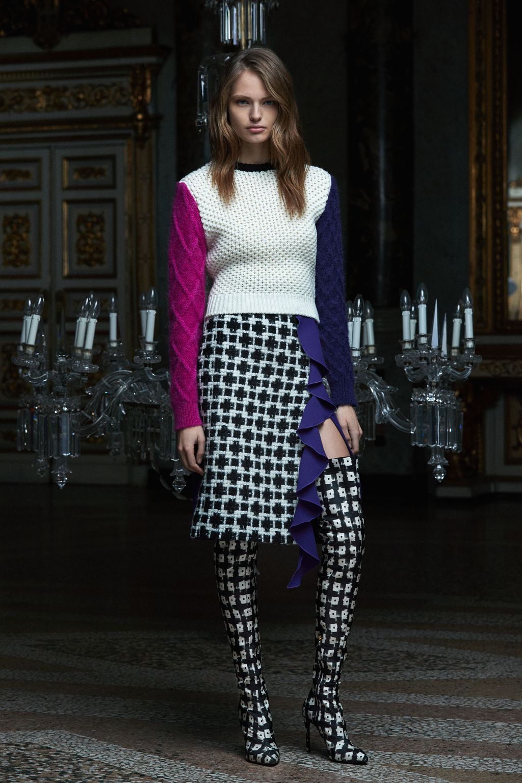 Fashion Week Milan Pre-Fall 2017 look 35 from the Fausto Puglisi collection womenswear