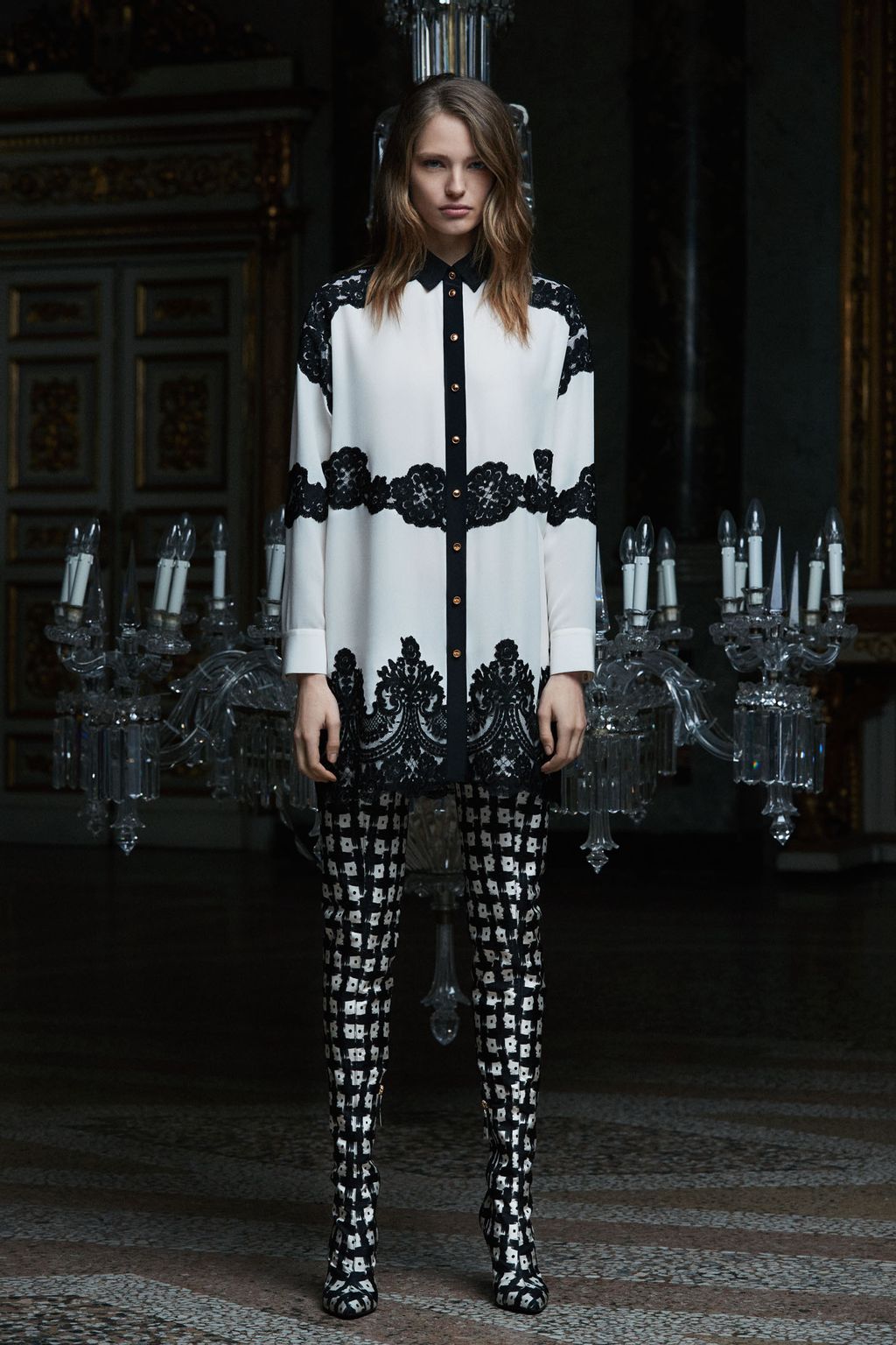 Fashion Week Milan Pre-Fall 2017 look 46 from the Fausto Puglisi collection 女装