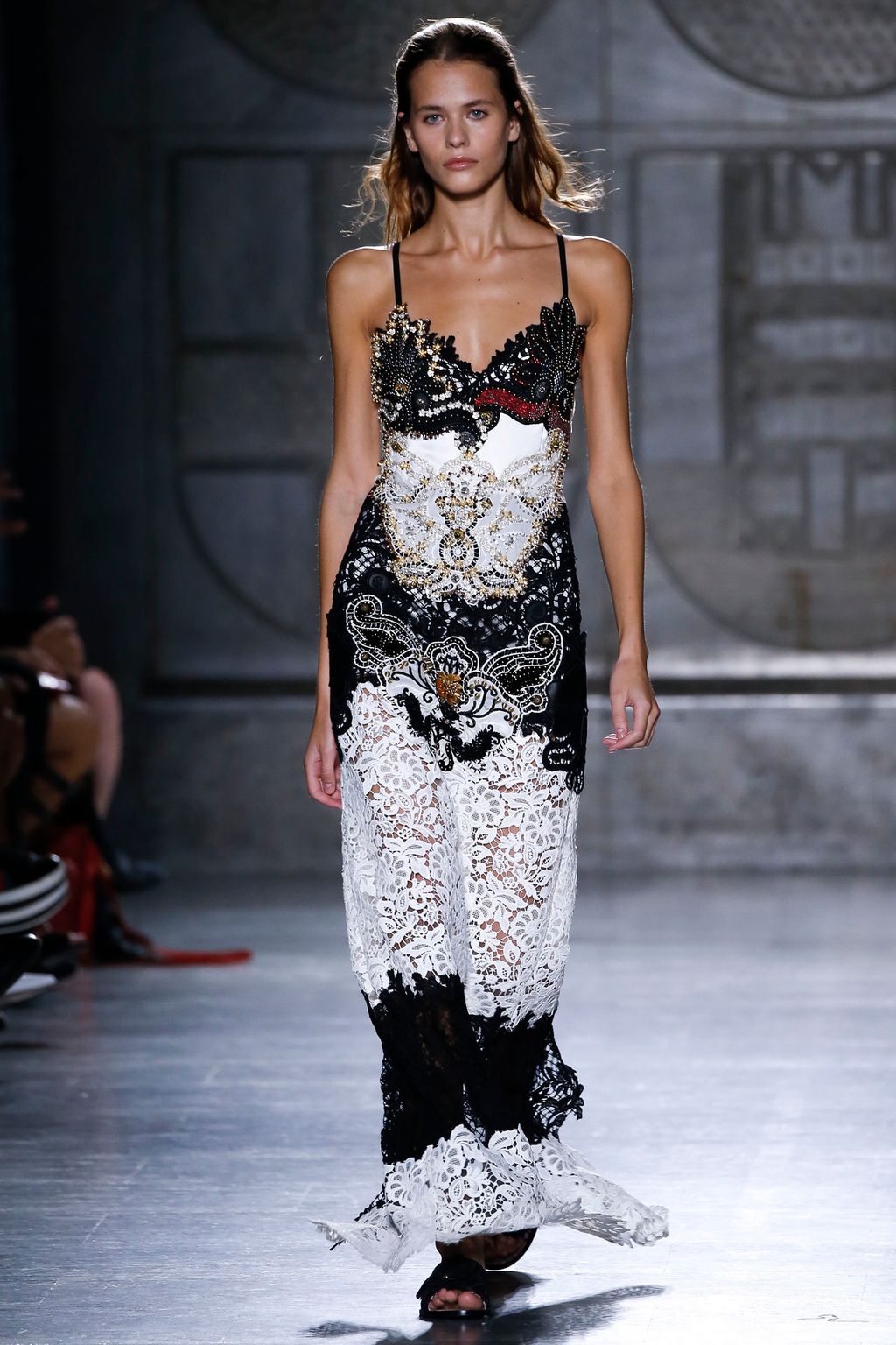 Fashion Week Milan Spring/Summer 2018 look 35 from the Fausto Puglisi collection womenswear