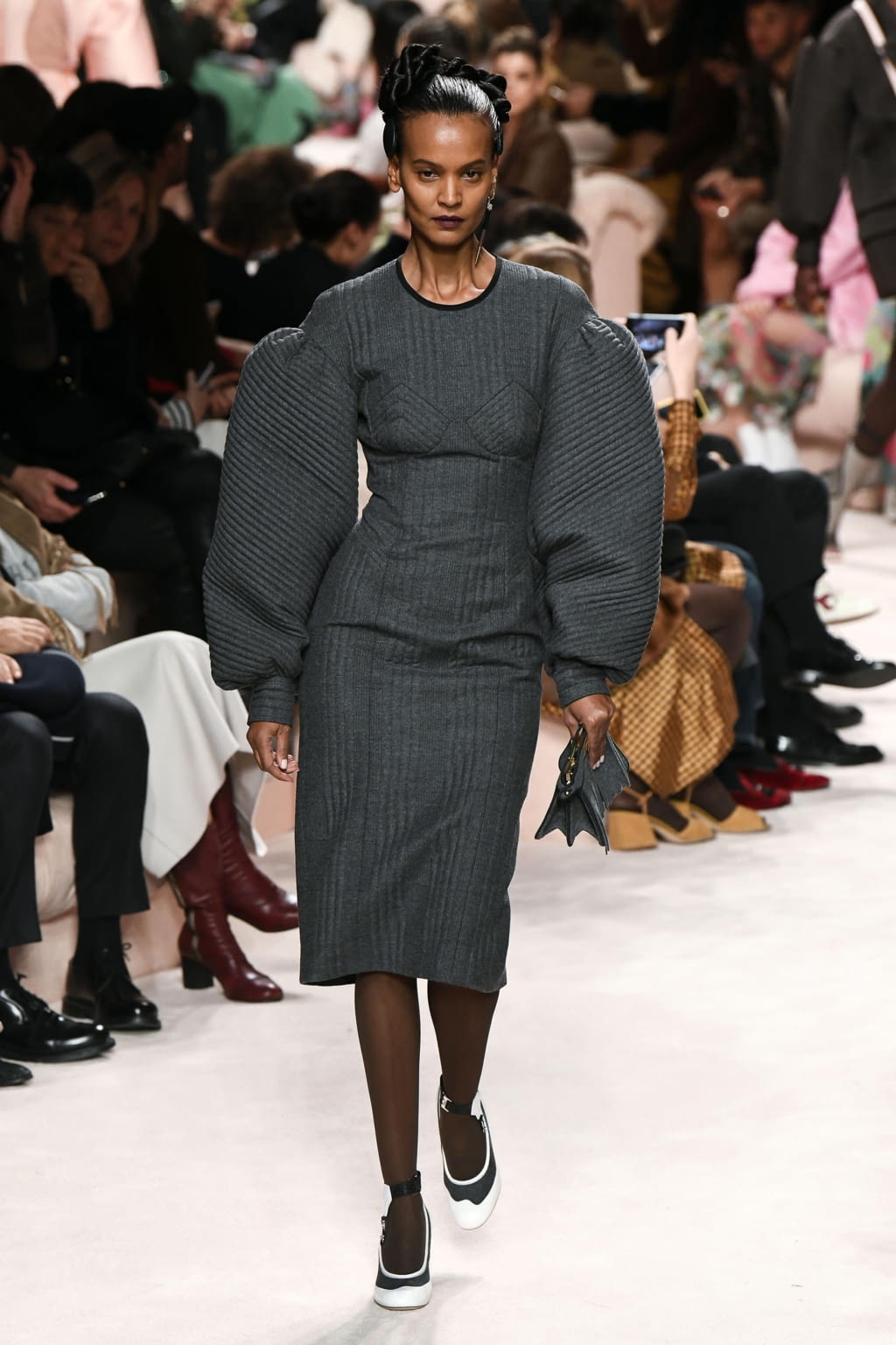Fashion Week Milan Fall/Winter 2020 look 3 from the Fendi collection womenswear