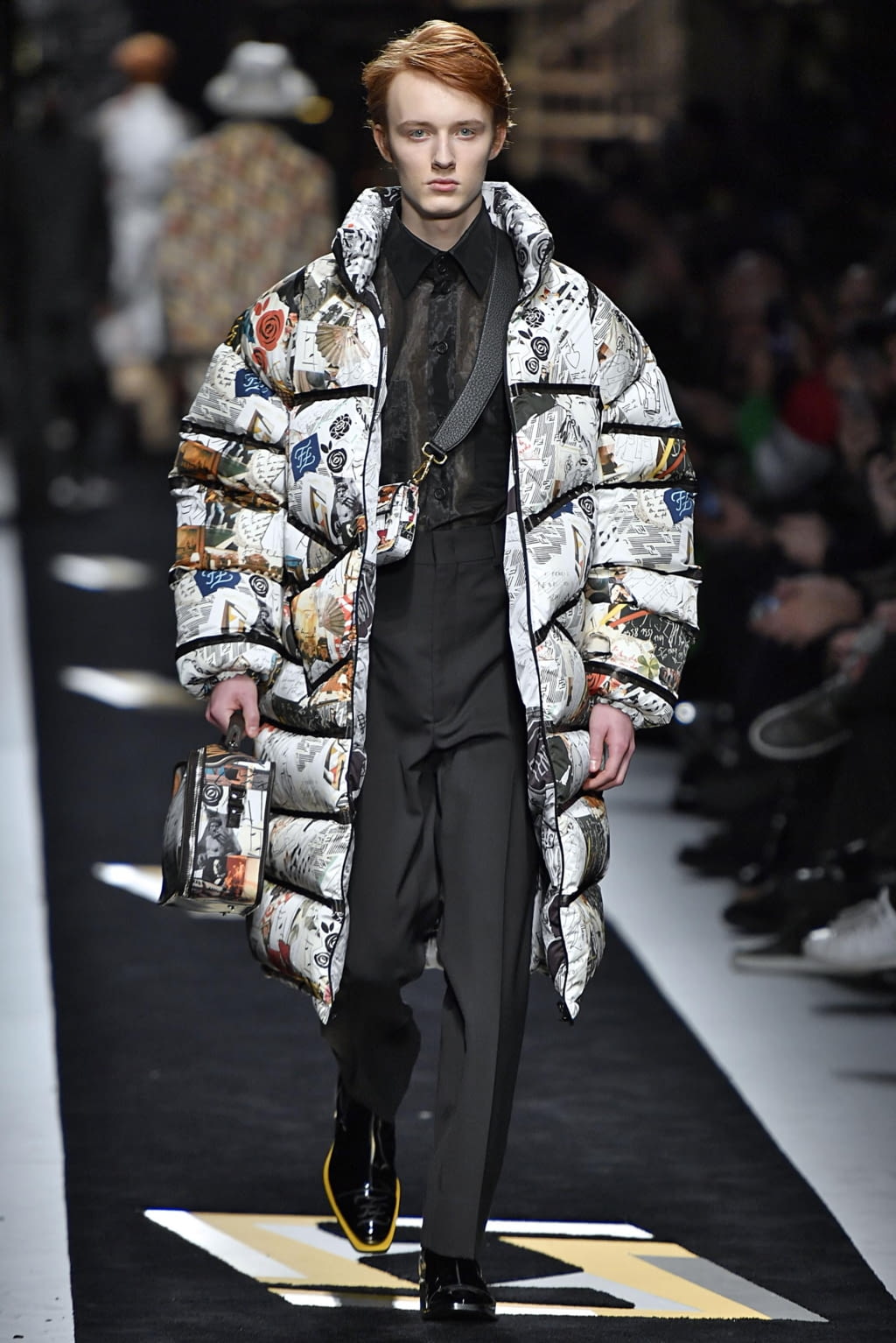 Fashion Week Milan Fall/Winter 2019 look 28 from the Fendi collection menswear