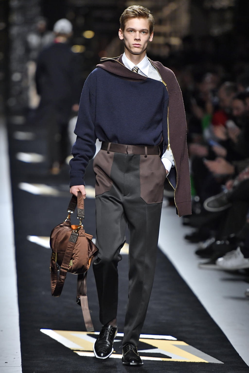 Fashion Week Milan Fall/Winter 2019 look 42 from the Fendi collection menswear