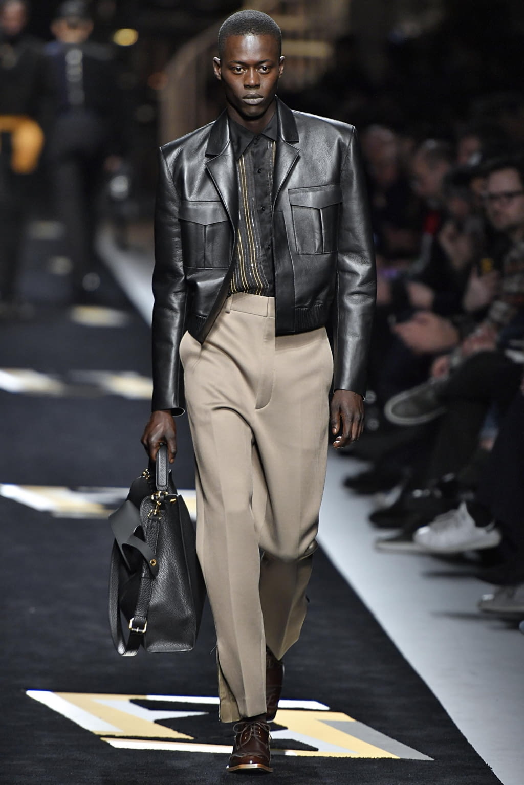 Fashion Week Milan Fall/Winter 2019 look 44 from the Fendi collection menswear
