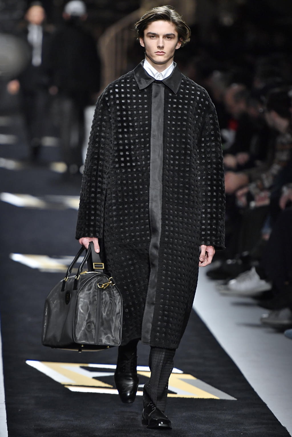 Fashion Week Milan Fall/Winter 2019 look 58 from the Fendi collection menswear