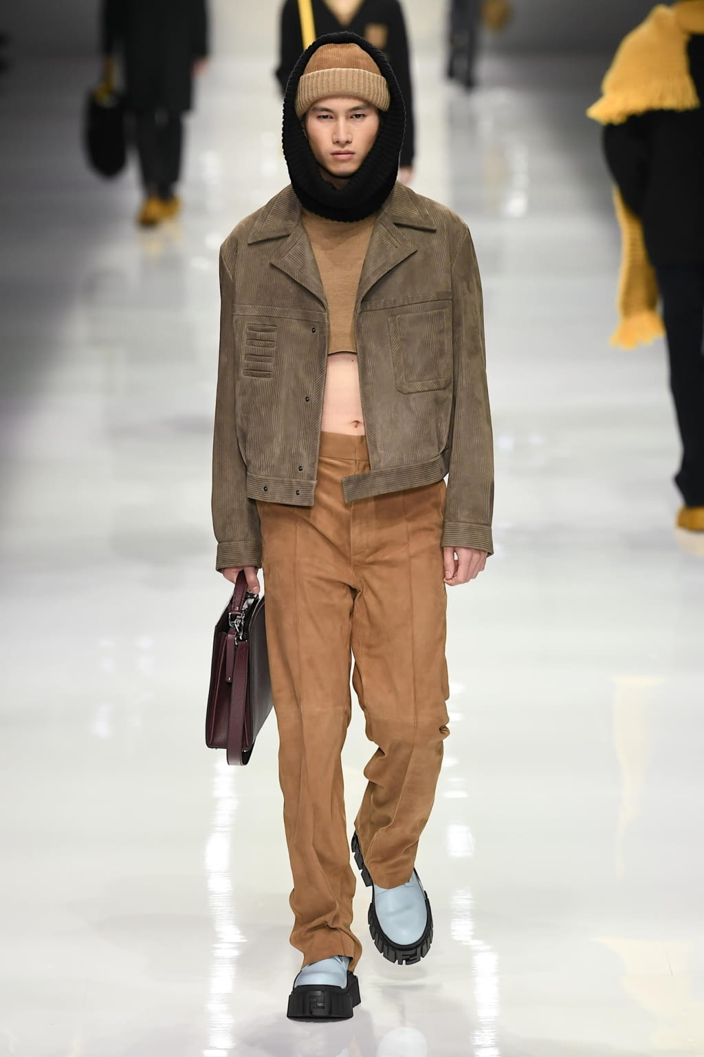 Fashion Week Milan Fall/Winter 2020 look 21 de la collection Fendi menswear