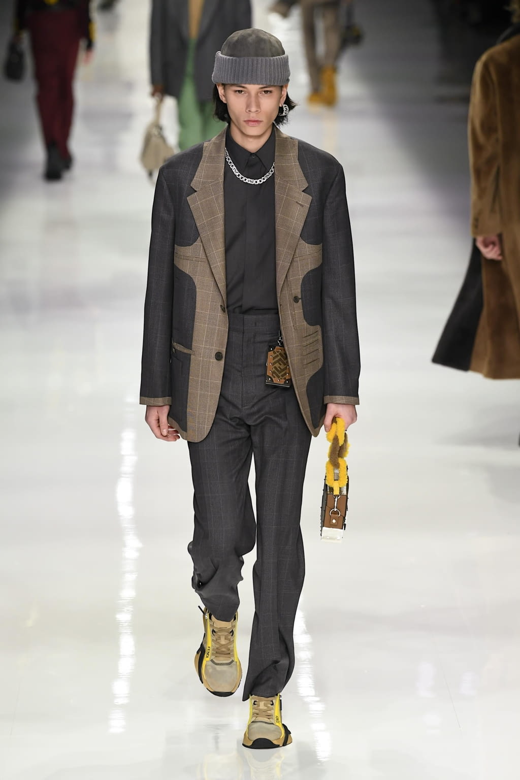 Fashion Week Milan Fall/Winter 2020 look 30 from the Fendi collection menswear