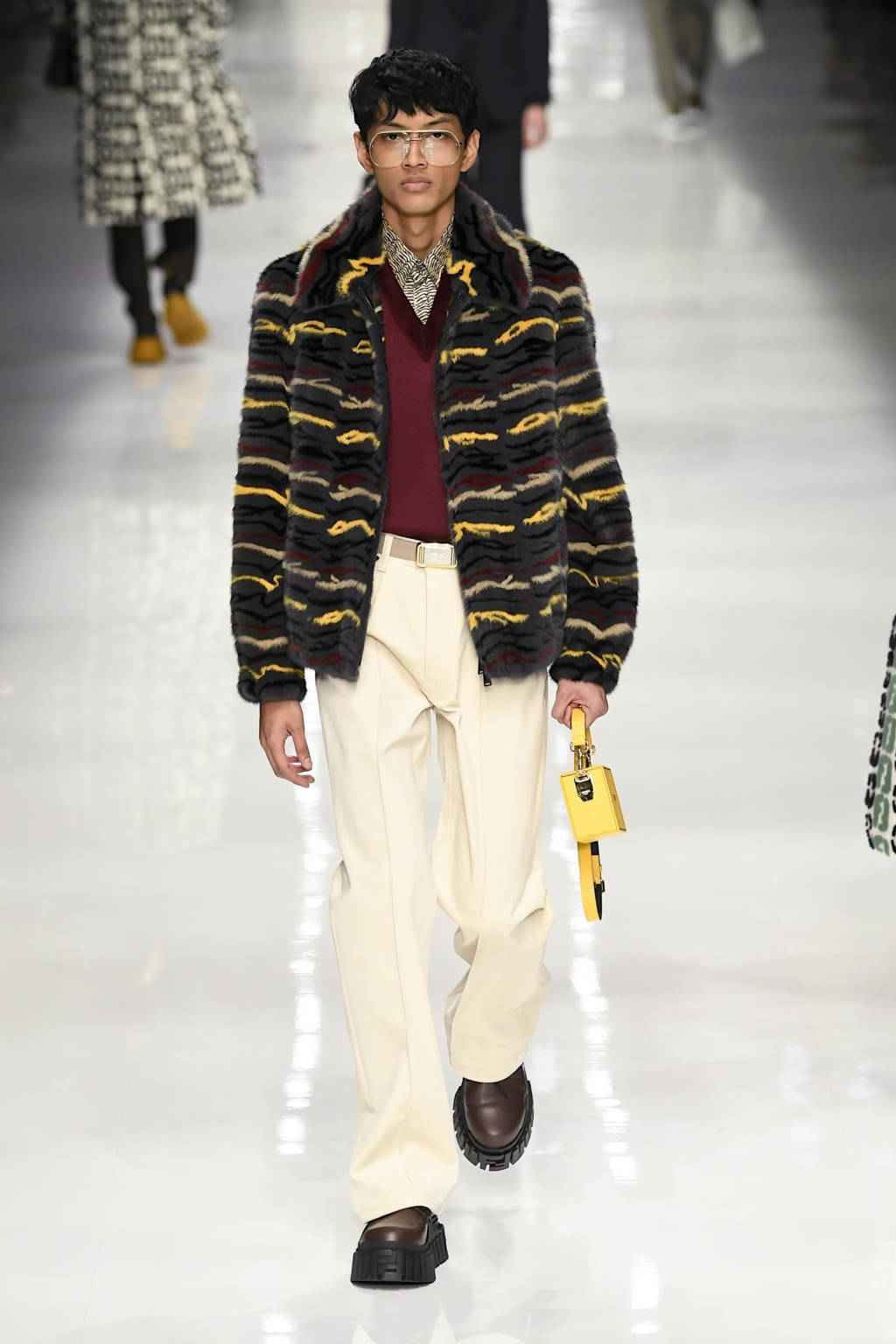 Fashion Week Milan Fall/Winter 2020 look 36 de la collection Fendi menswear