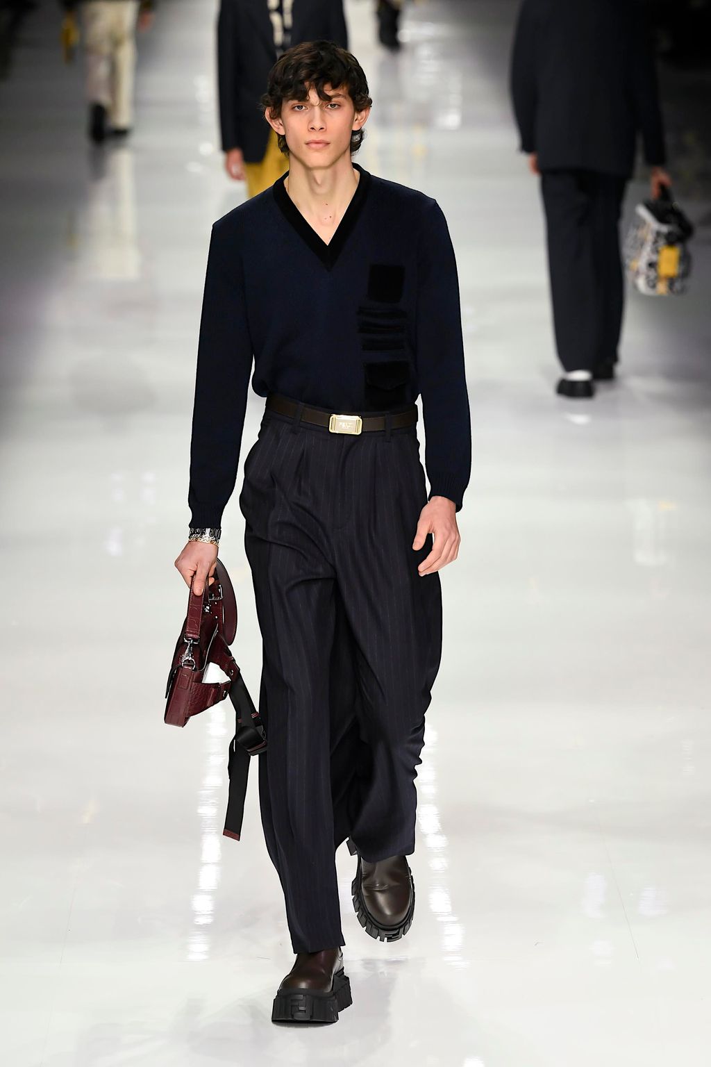 Fashion Week Milan Fall/Winter 2020 look 39 de la collection Fendi menswear