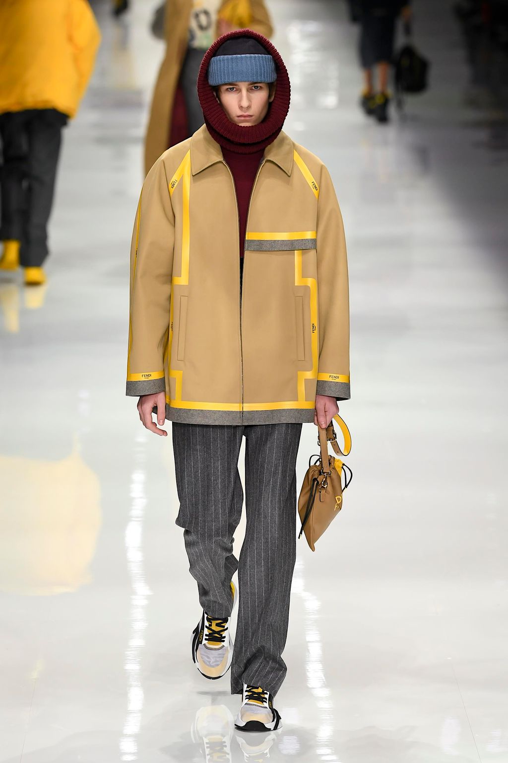 Fashion Week Milan Fall/Winter 2020 look 44 from the Fendi collection menswear