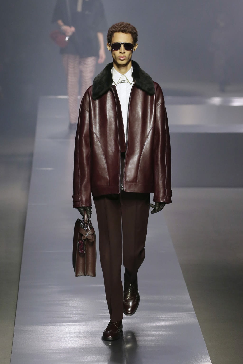 Fashion Week Milan Fall/Winter 2022 look 11 de la collection Fendi menswear