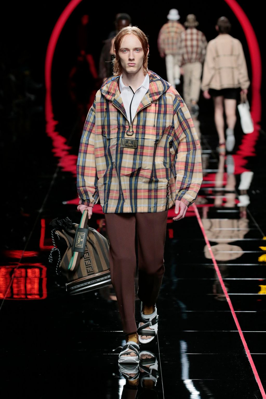 Fashion Week Milan Spring/Summer 2019 look 31 from the Fendi collection menswear