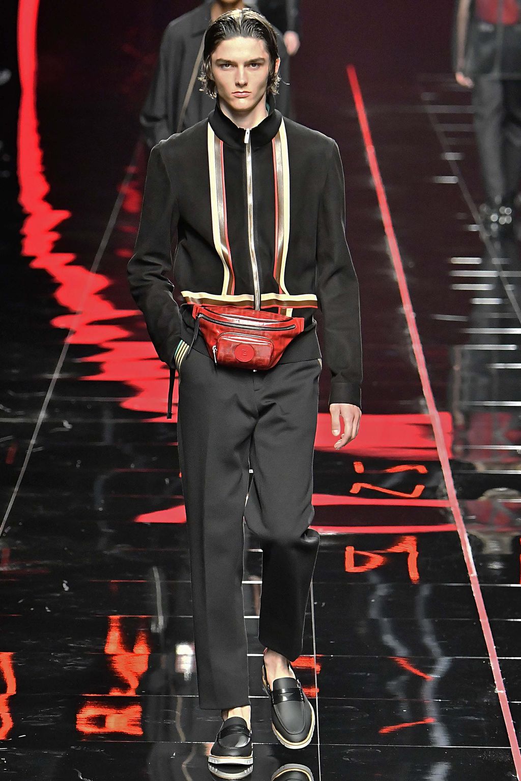 Fashion Week Milan Spring/Summer 2019 look 5 from the Fendi collection menswear