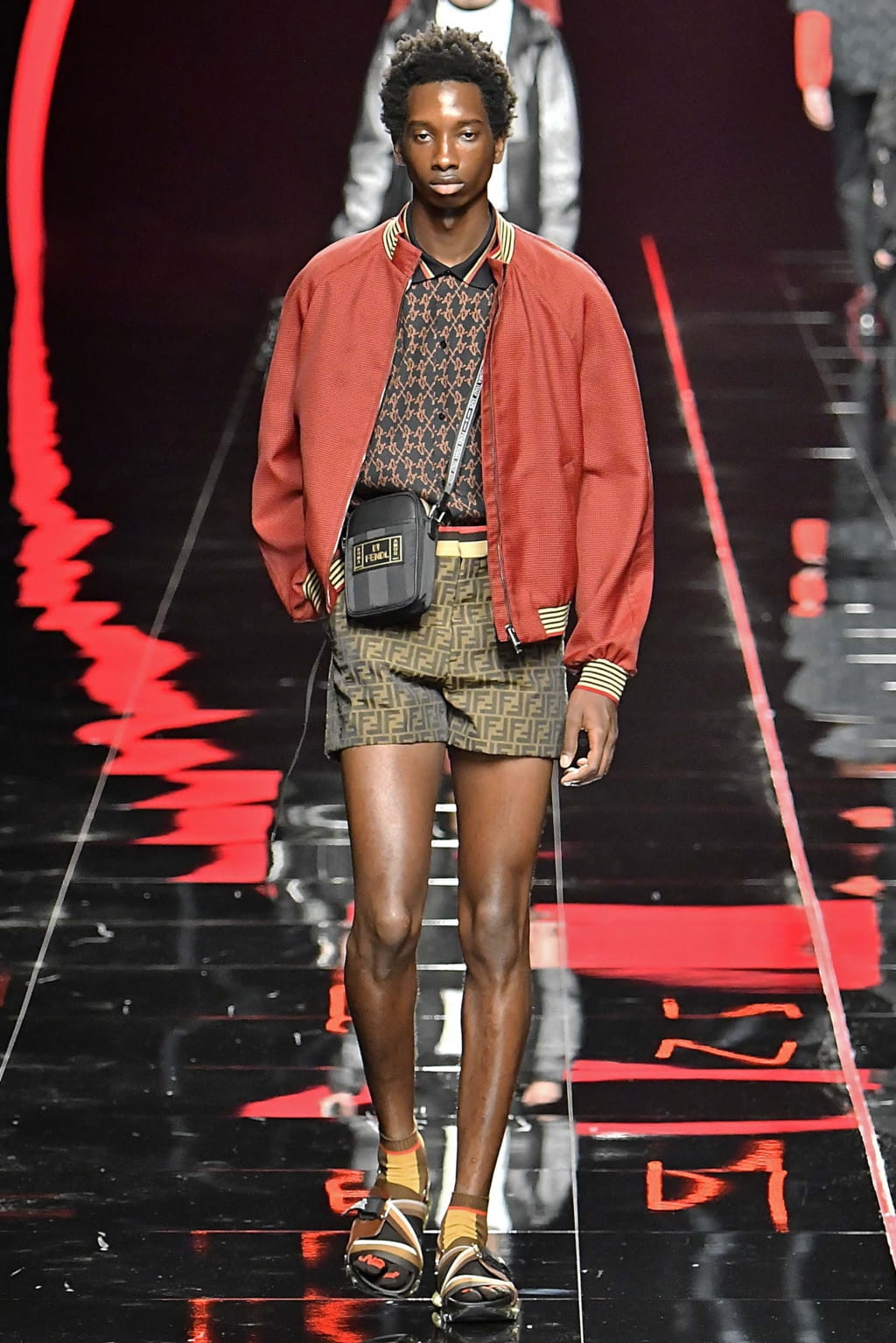 Fashion Week Milan Spring/Summer 2019 look 12 from the Fendi collection menswear