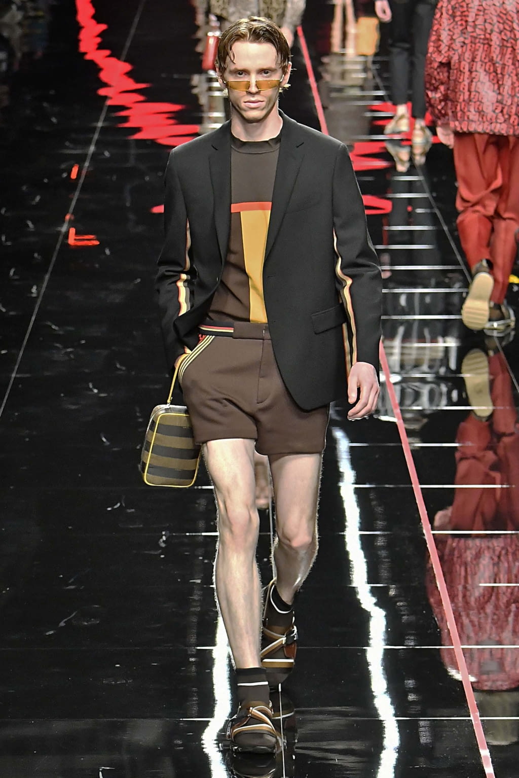 Fashion Week Milan Spring/Summer 2019 look 23 from the Fendi collection 男装