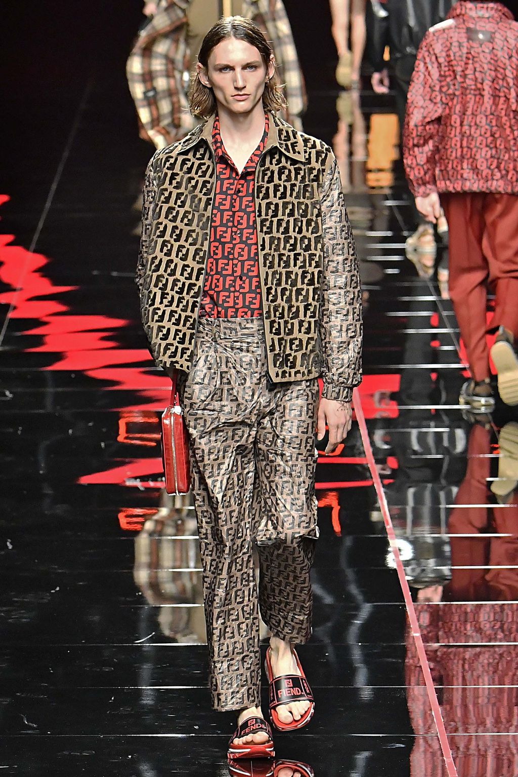 Fashion Week Milan Spring/Summer 2019 look 24 from the Fendi collection menswear