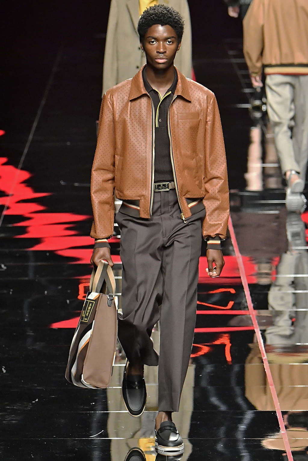Fashion Week Milan Spring/Summer 2019 look 37 from the Fendi collection menswear
