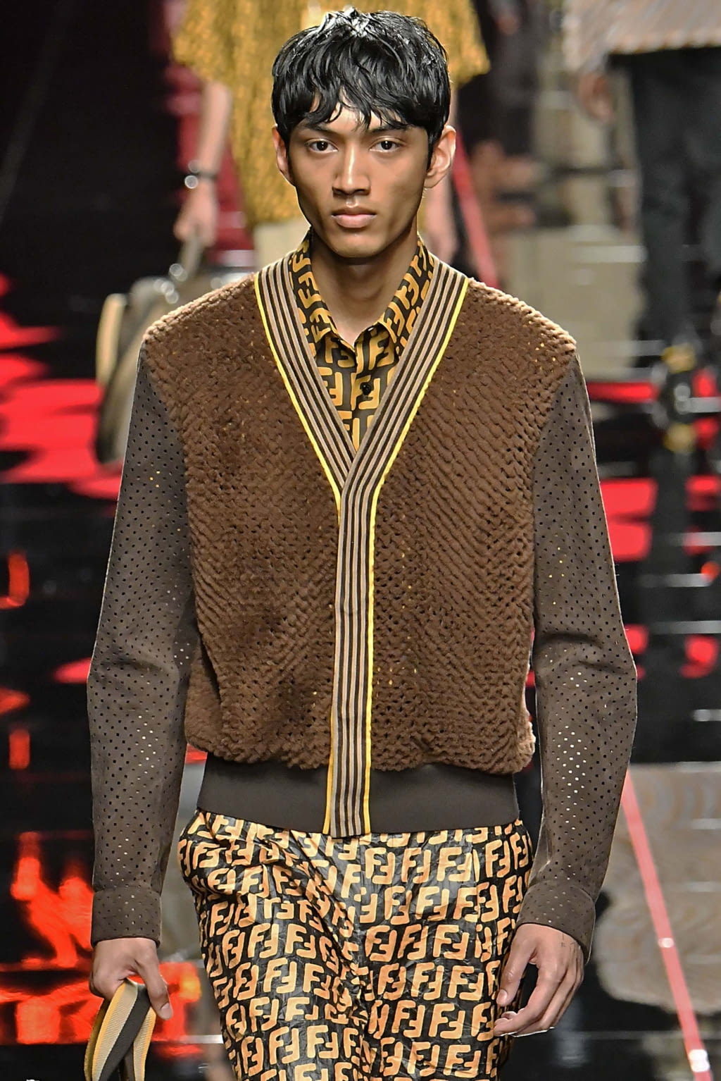 Fashion Week Milan Spring/Summer 2019 look 41 from the Fendi collection menswear