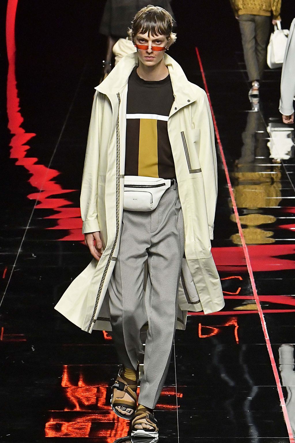 Fashion Week Milan Spring/Summer 2019 look 46 from the Fendi collection 男装
