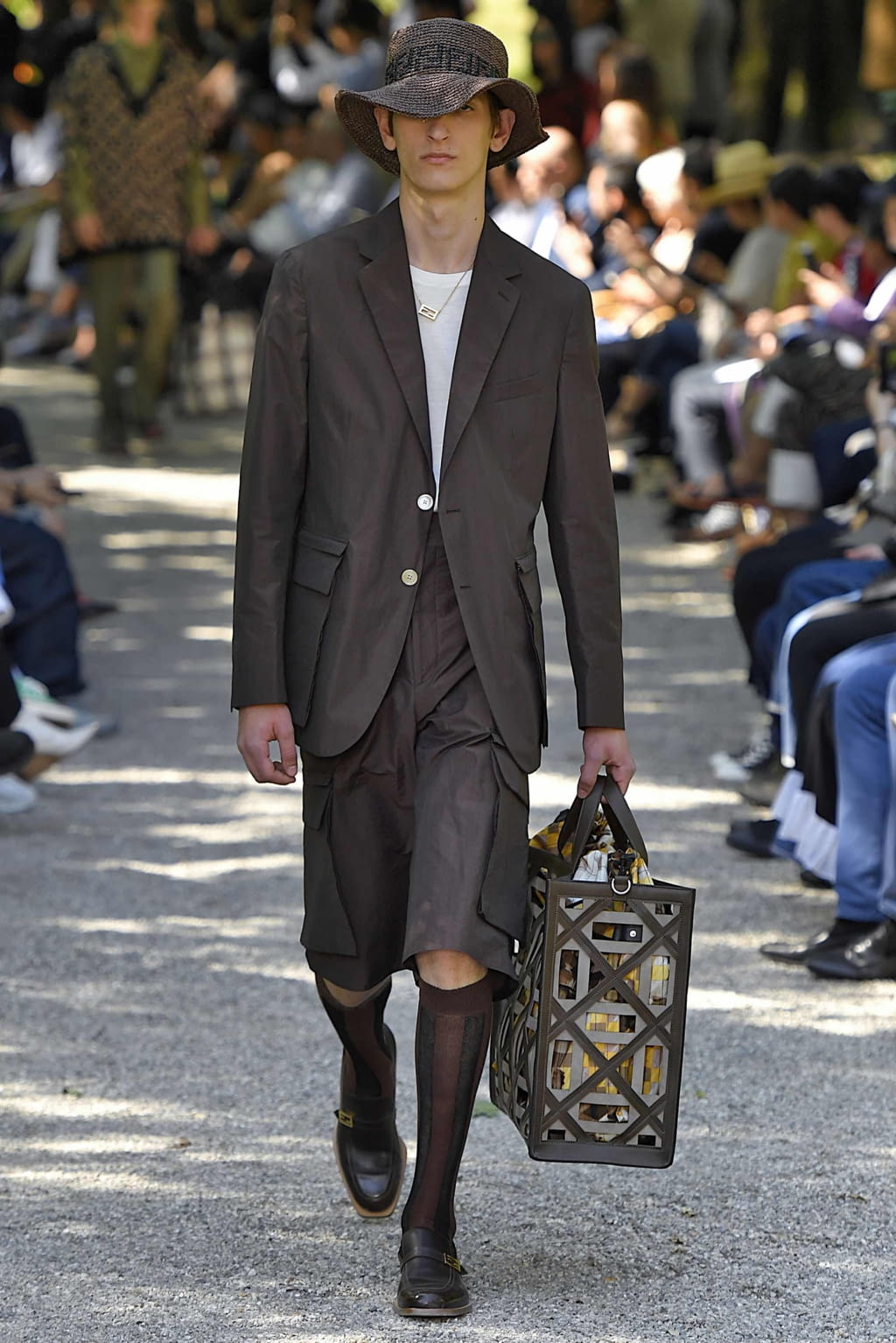 Fashion Week Milan Spring/Summer 2020 look 53 from the Fendi collection menswear