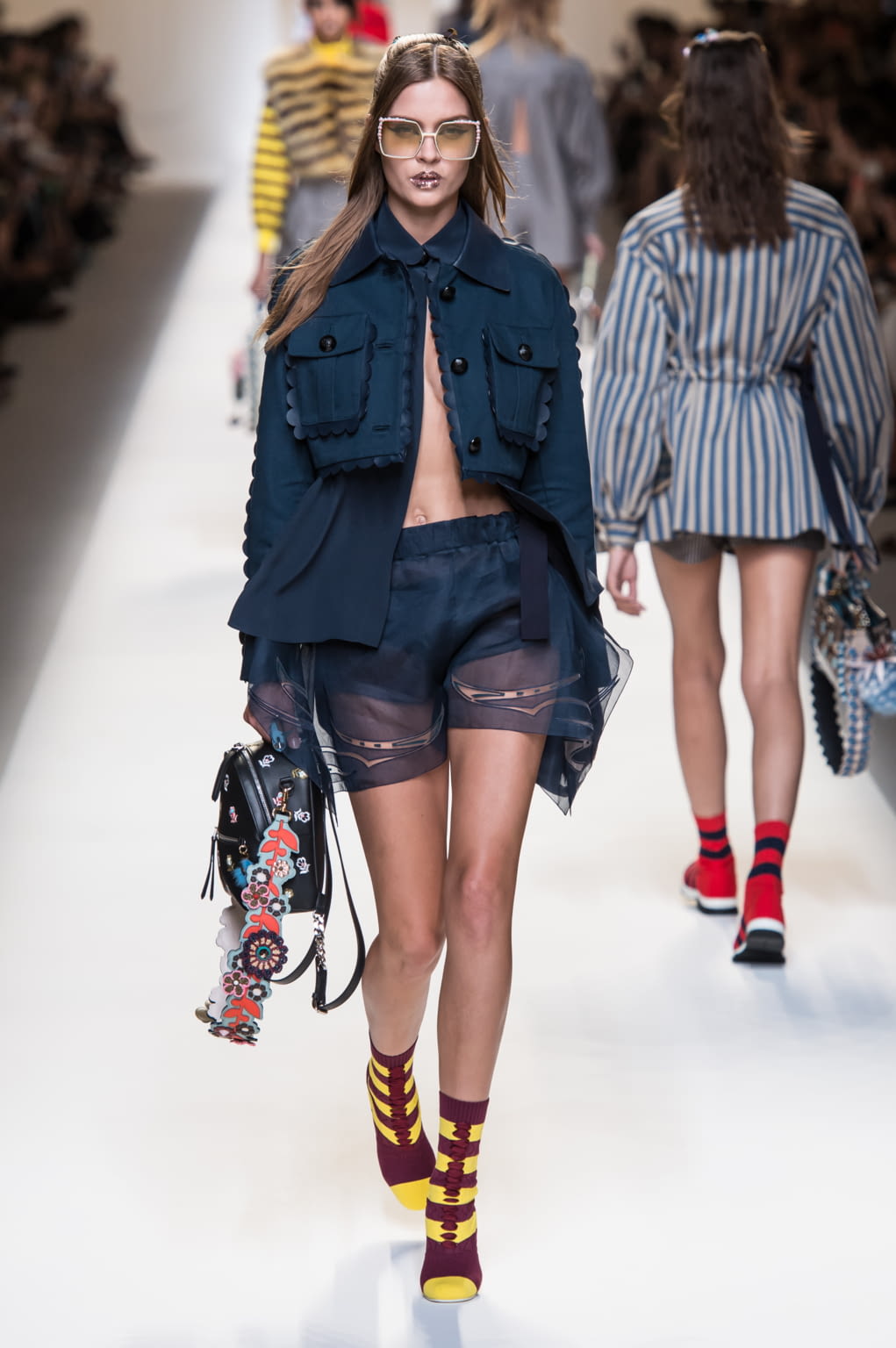 Fashion Week Milan Spring/Summer 2017 look 5 de la collection Fendi womenswear