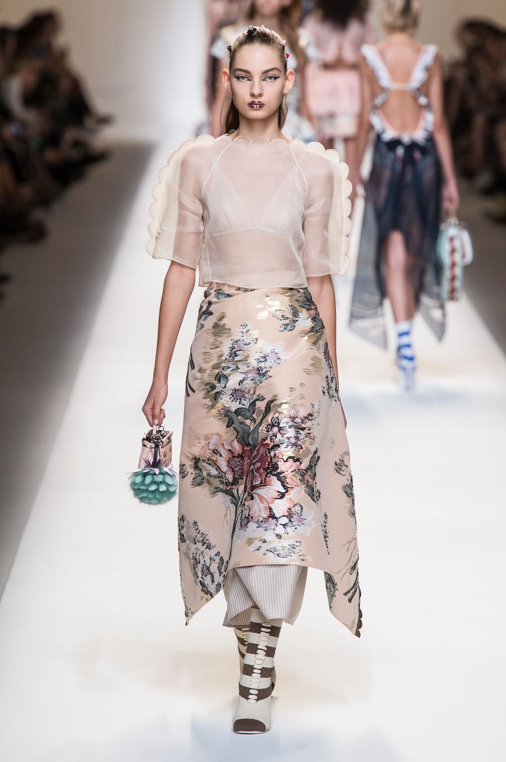 Fashion Week Milan Spring/Summer 2017 look 36 de la collection Fendi womenswear