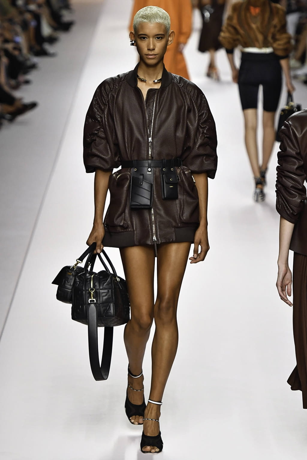 Fashion Week Milan Spring/Summer 2019 look 13 from the Fendi collection womenswear