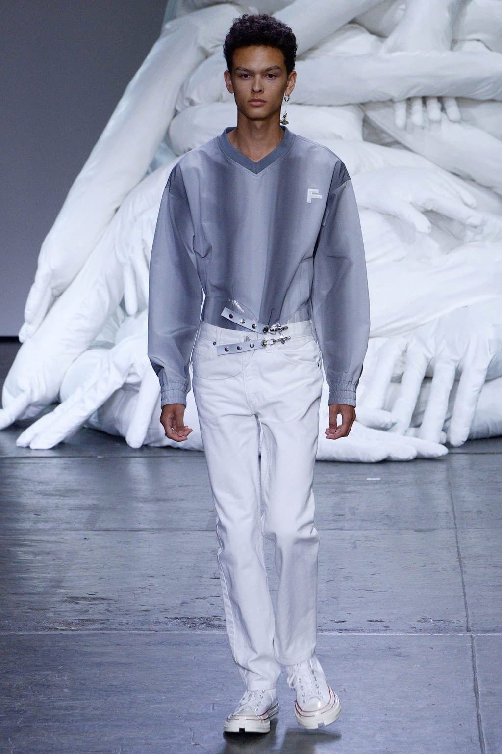 Fashion Week New York Spring/Summer 2019 look 28 from the Feng Chen Wang collection menswear