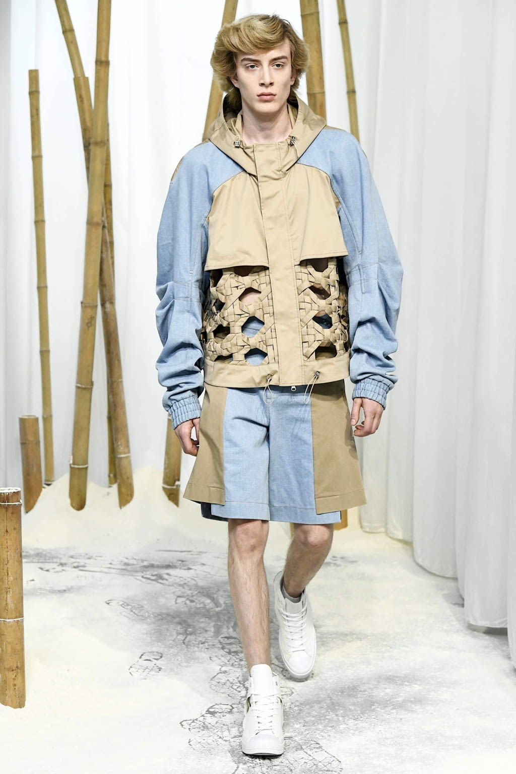 Fashion Week London Spring/Summer 2020 look 14 from the Feng Chen Wang collection menswear