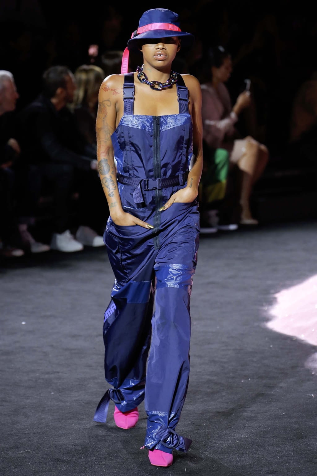 Fashion Week New York Spring/Summer 2018 look 2 from the Fenty x Puma by Rihanna collection womenswear