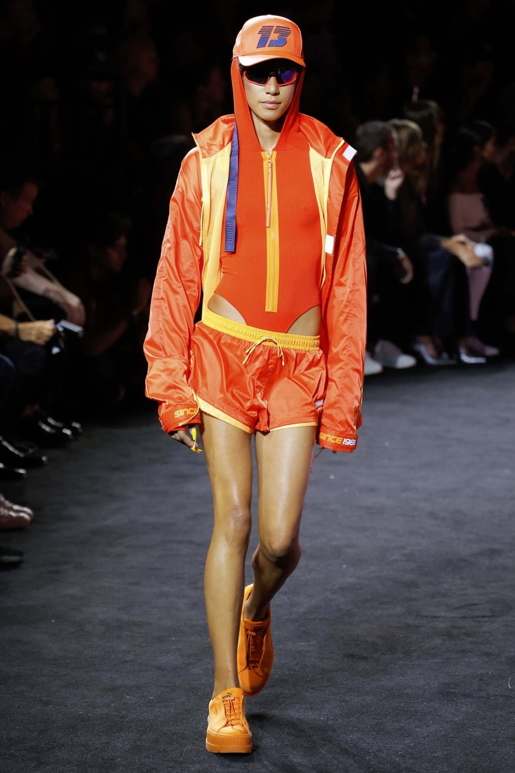 Fashion Week New York Spring/Summer 2018 look 26 from the Fenty x Puma by Rihanna collection 女装