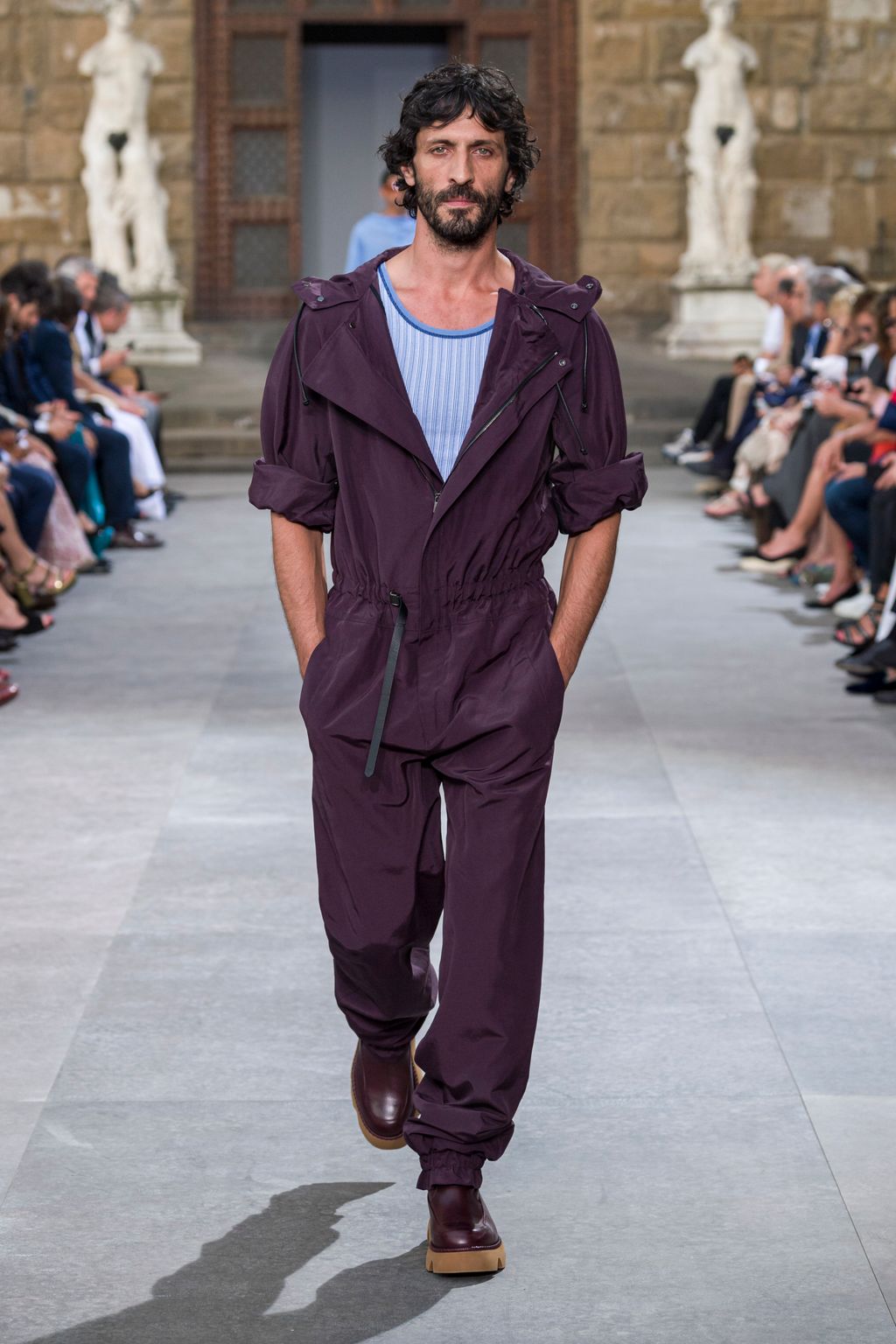 Fashion Week Florence Spring/Summer 2020 look 26 from the Ferragamo collection 男装