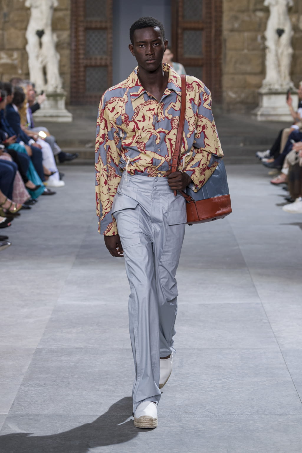 Fashion Week Florence Spring/Summer 2020 look 57 from the Ferragamo collection 男装