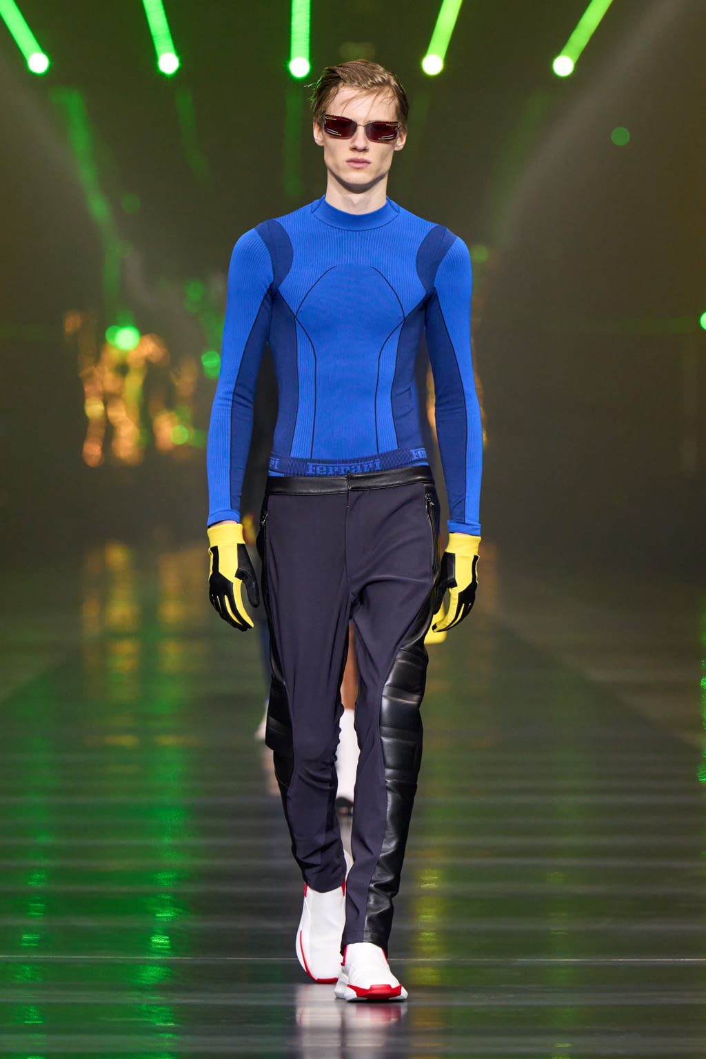 Fashion Week Milan Fall/Winter 2022 look 21 from the Ferrari collection womenswear
