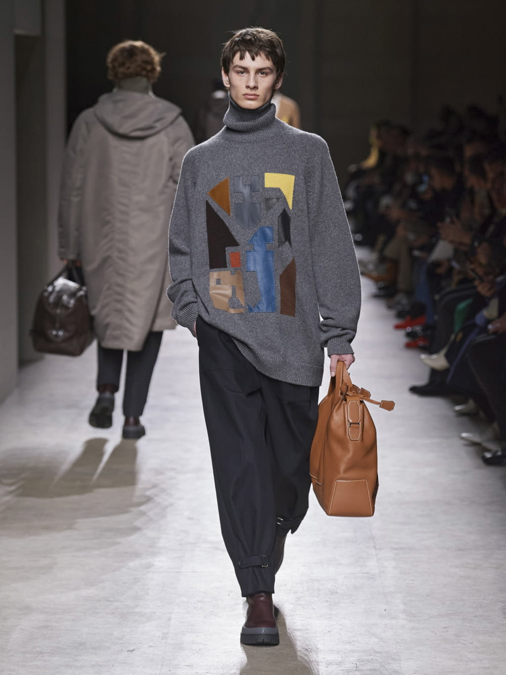Fashion Week Paris Fall/Winter 2020 look 24 from the Hermès collection menswear