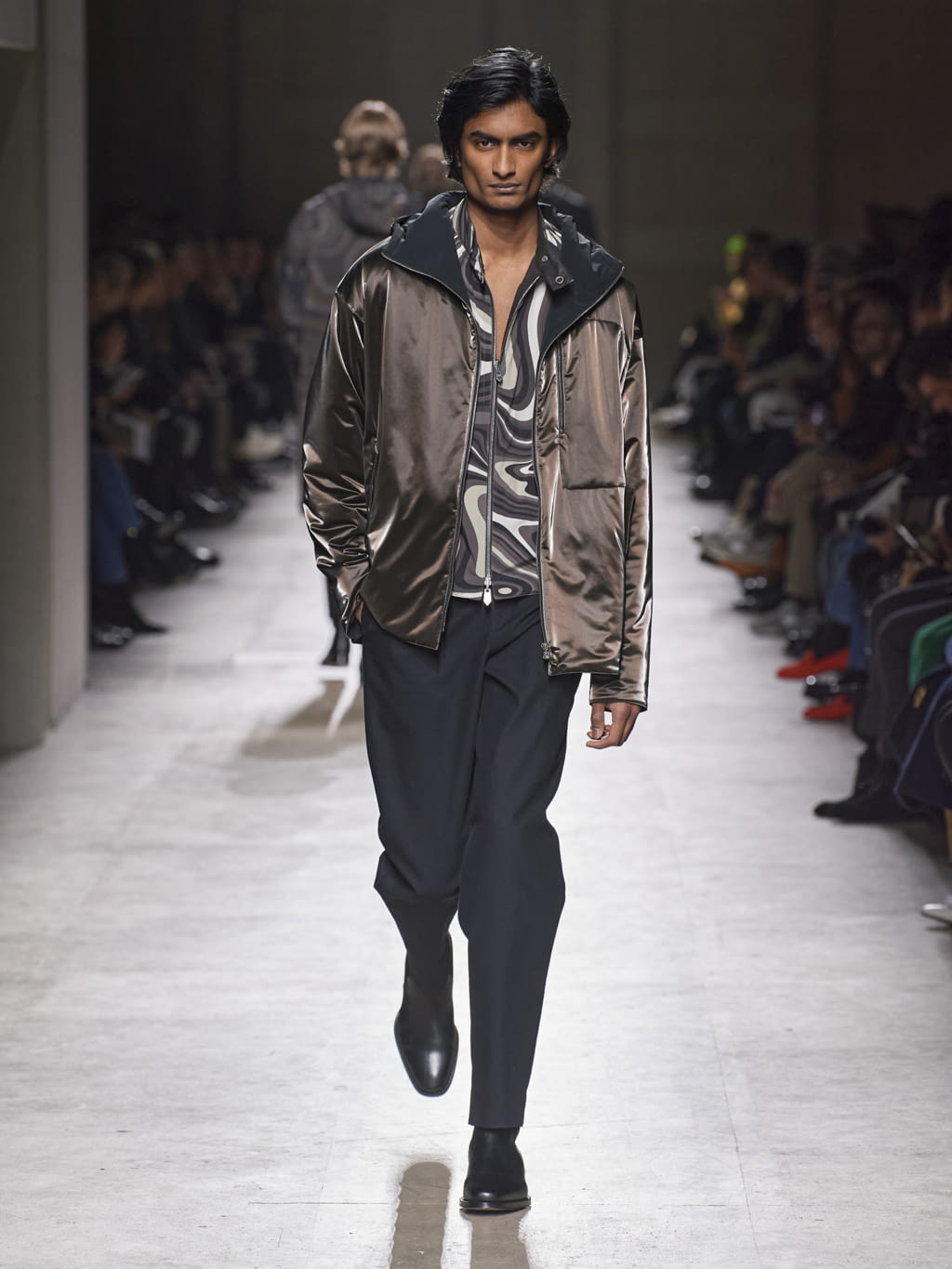 Fashion Week Paris Fall/Winter 2020 look 39 from the Hermès collection menswear