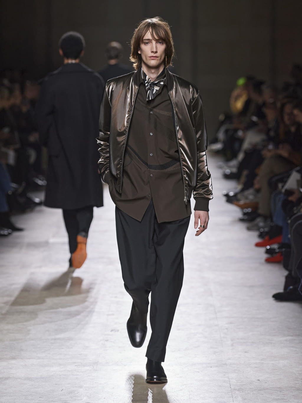 Fashion Week Paris Fall/Winter 2020 look 42 from the Hermès collection menswear