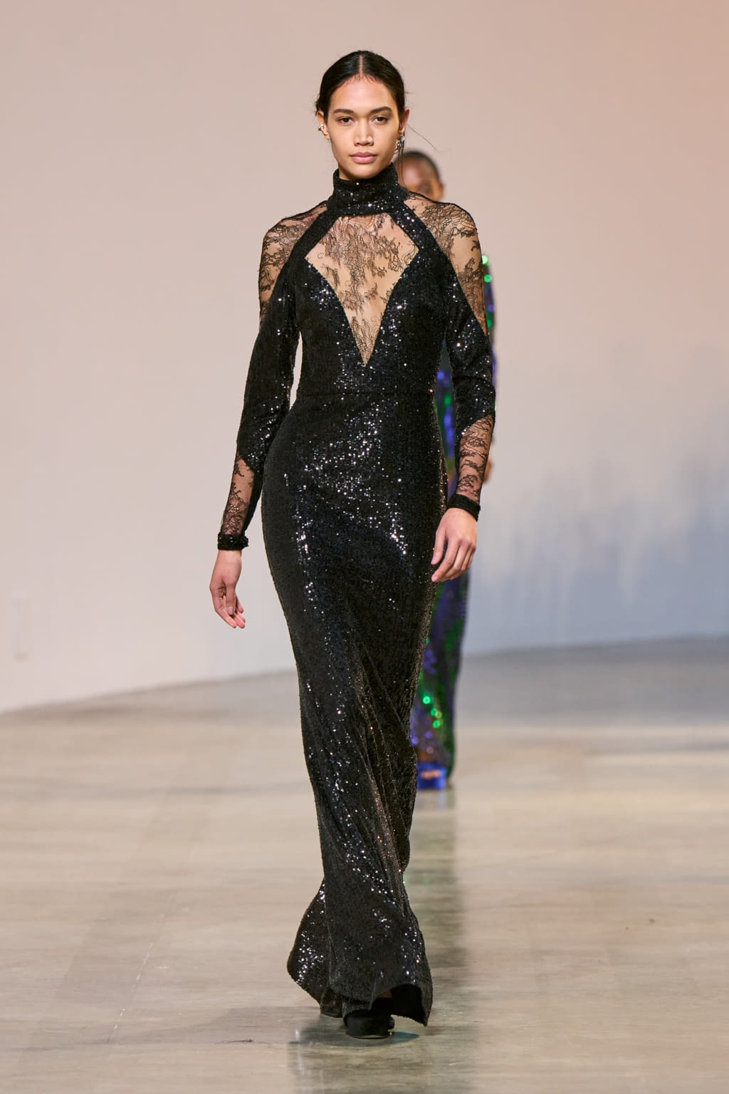 Fashion Week Paris Fall/Winter 2022 look 62 from the Elie Saab collection 女装