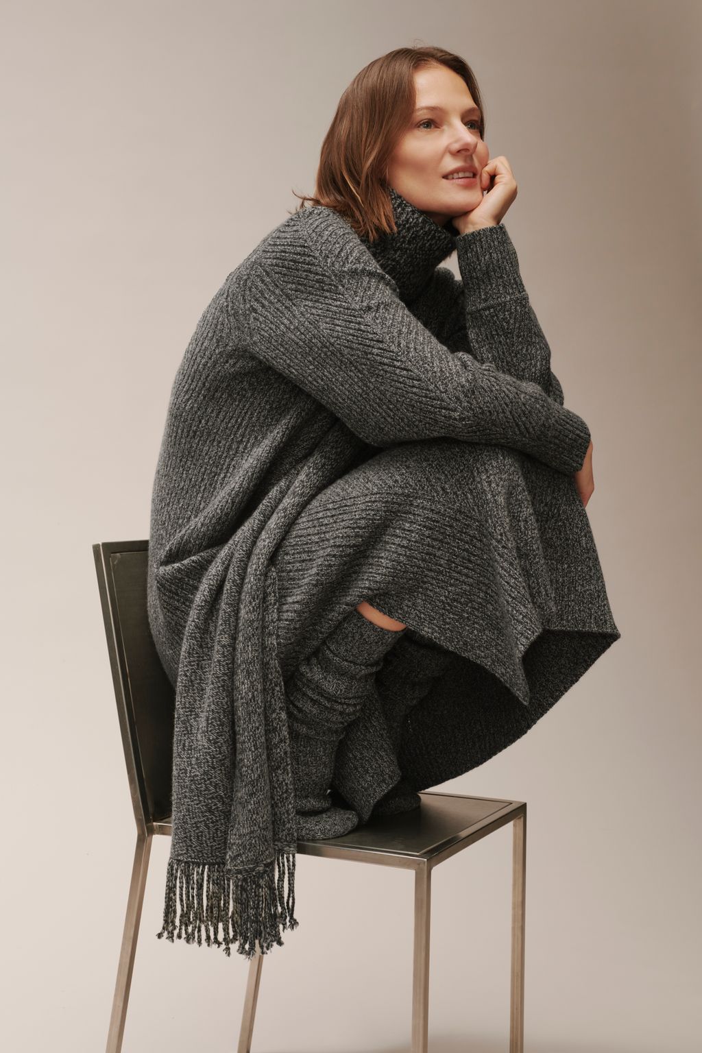 Fashion Week Paris Fall/Winter 2025 look 6 from the Eric Bompard collection womenswear