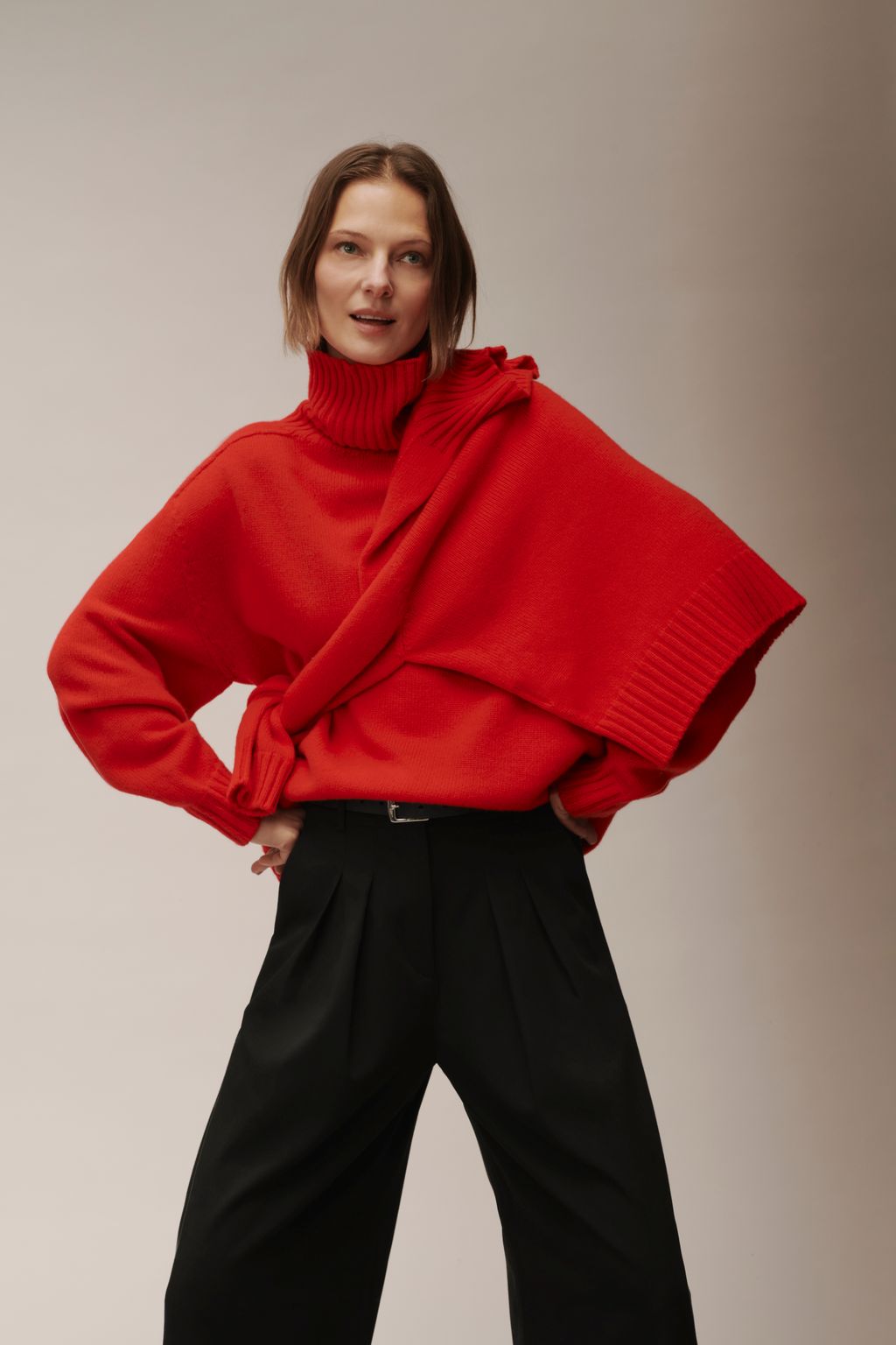Fashion Week Paris Fall/Winter 2025 look 19 de la collection Eric Bompard womenswear