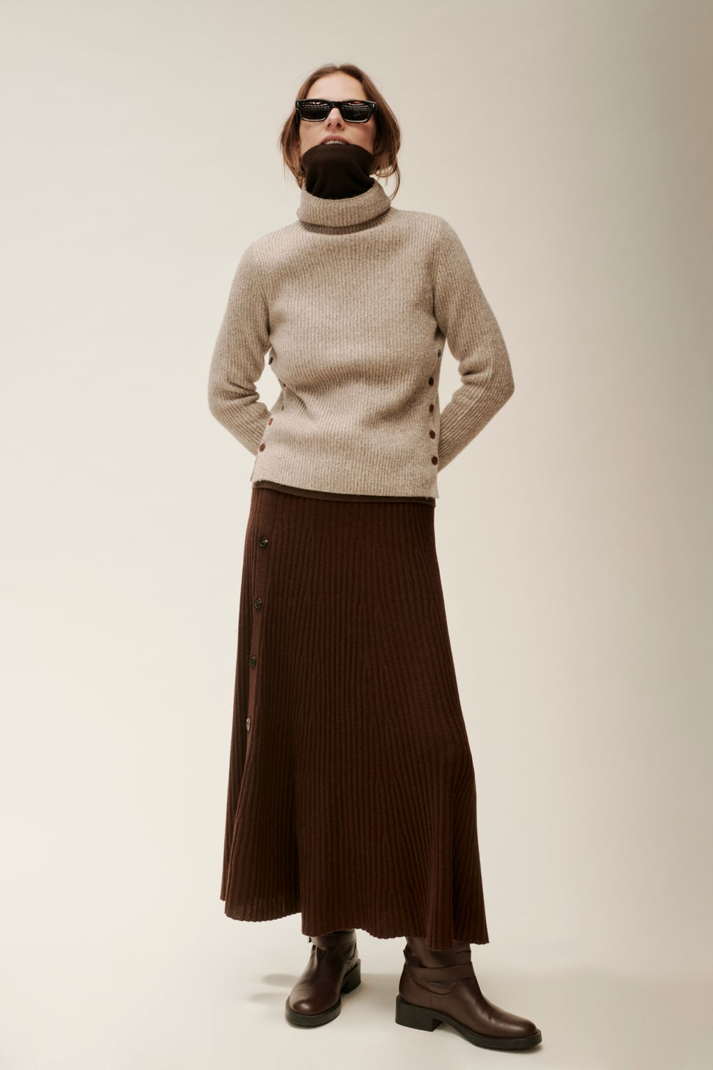 Fashion Week Paris Fall/Winter 2025 look 33 de la collection Eric Bompard womenswear