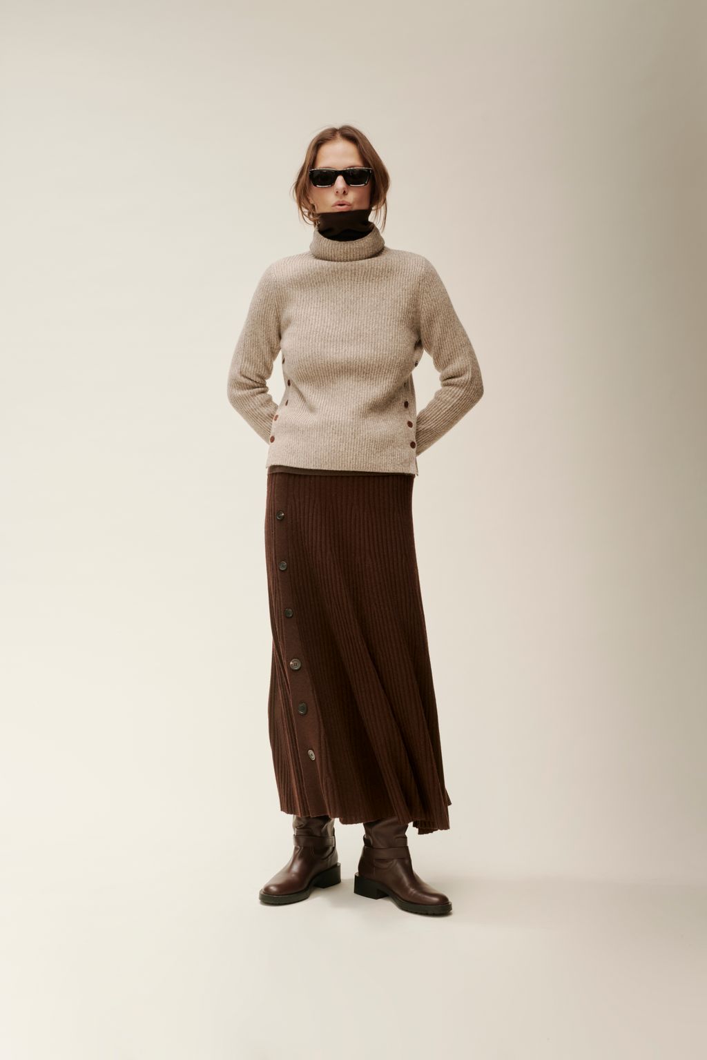 Fashion Week Paris Fall/Winter 2025 look 34 de la collection Eric Bompard womenswear