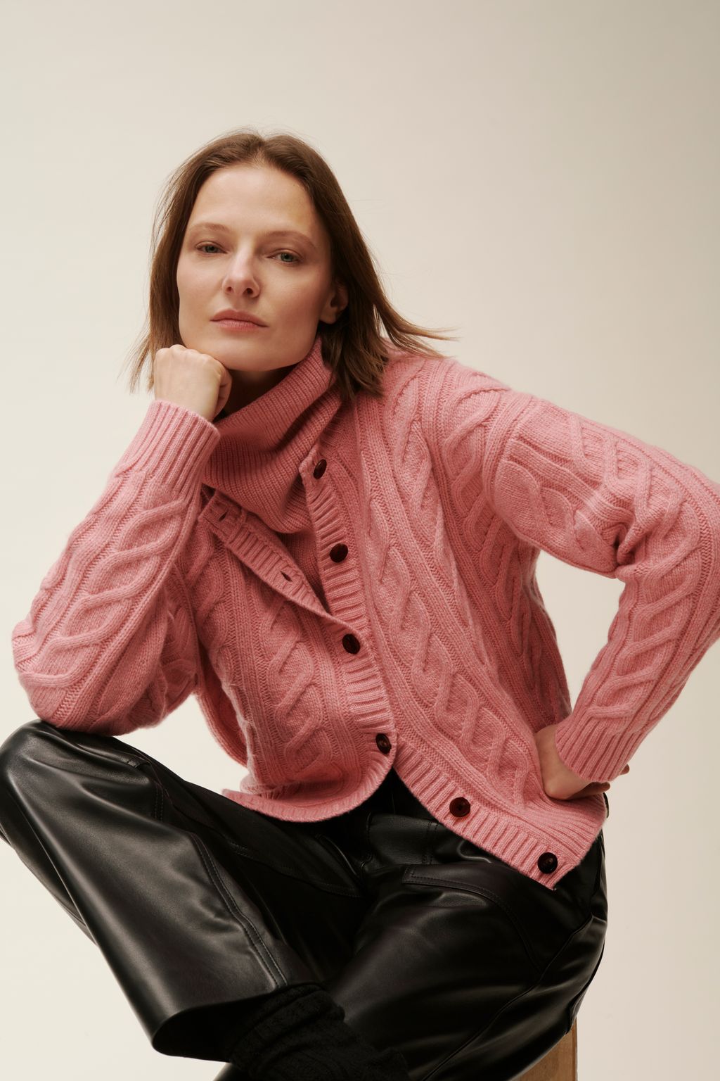 Fashion Week Paris Fall/Winter 2025 look 35 from the Eric Bompard collection womenswear