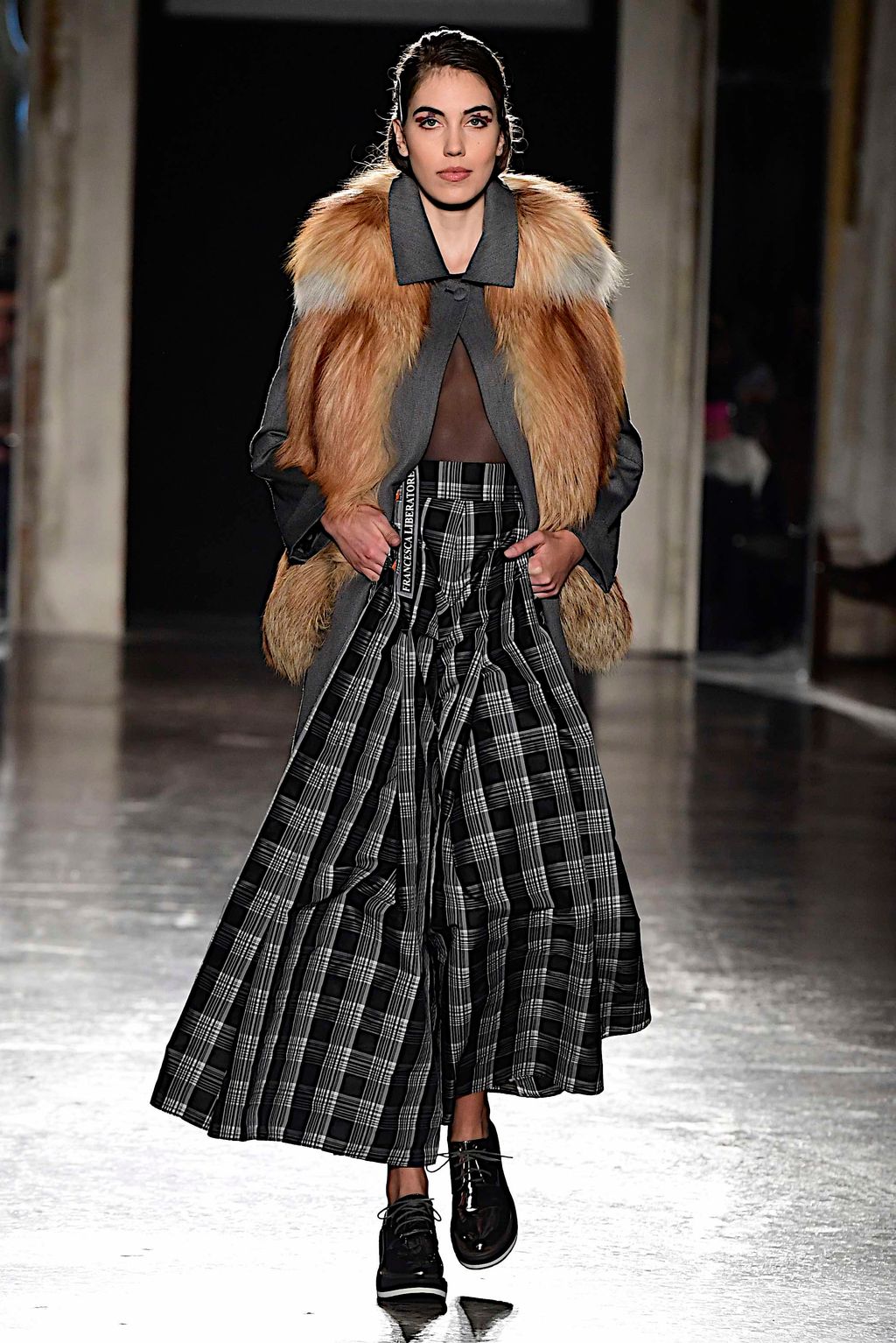 Fashion Week Milan Fall/Winter 2019 look 31 from the Francesca Liberatore collection womenswear