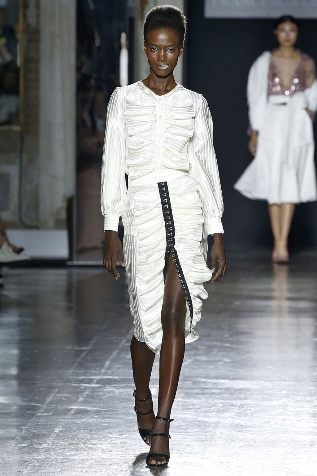 Fashion Week Milan Spring/Summer 2019 look 1 from the Francesca Liberatore collection womenswear